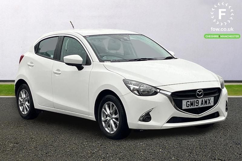 White Used 2019 Mazda 2 Hatchback | £10,299 (Fair price) - Image 1/3