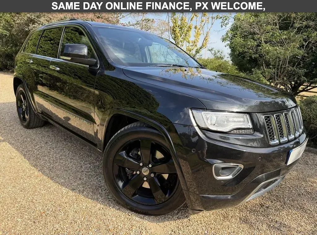 Used Jeep Grand Cherokee Overland 247 HP (181 kW) 2015 Black SUV