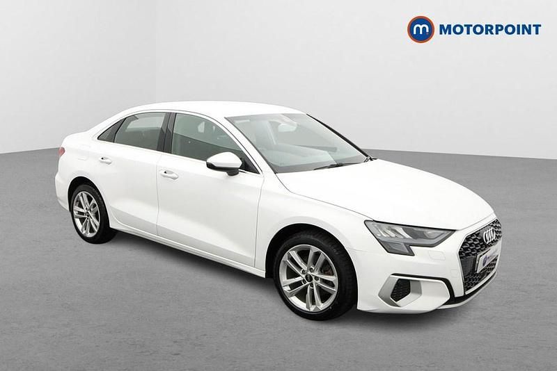 White Used 2023 Audi A3 Sport Sedan | £18,799 (Good price) - Image 1/4