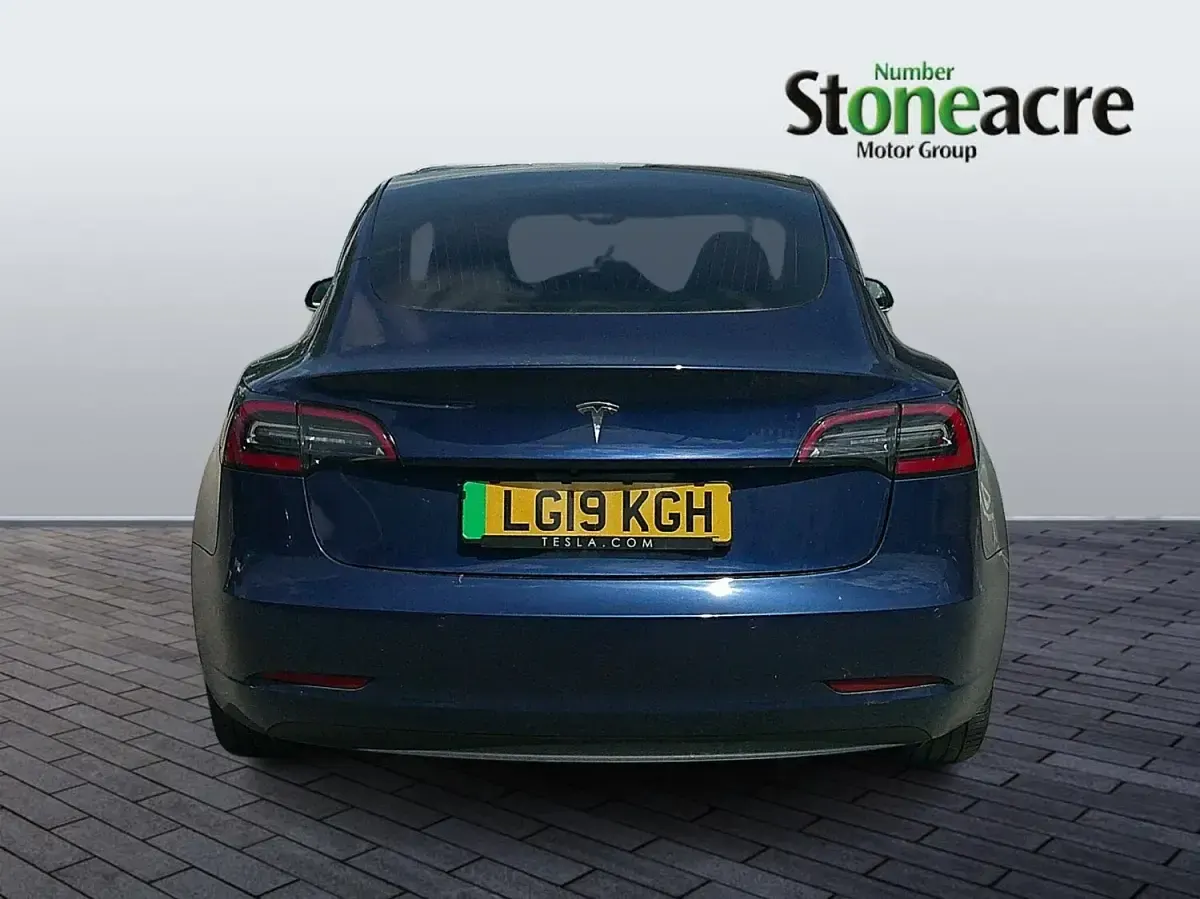 Used Tesla Model 3 Standard Range 52 kW (72 HP) 2019 Blue Sedan