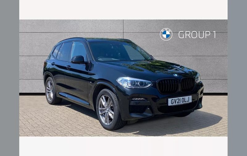 Black Used 2021 BMW X3 M Sport SUV | £27,150 (Fair price) - Image 1/4