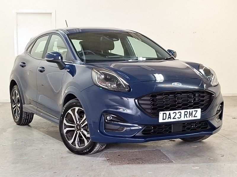 Blue Used 2023 Ford Puma ST-Line Hatchback | £17,498 (Fair price) - Image 1/4