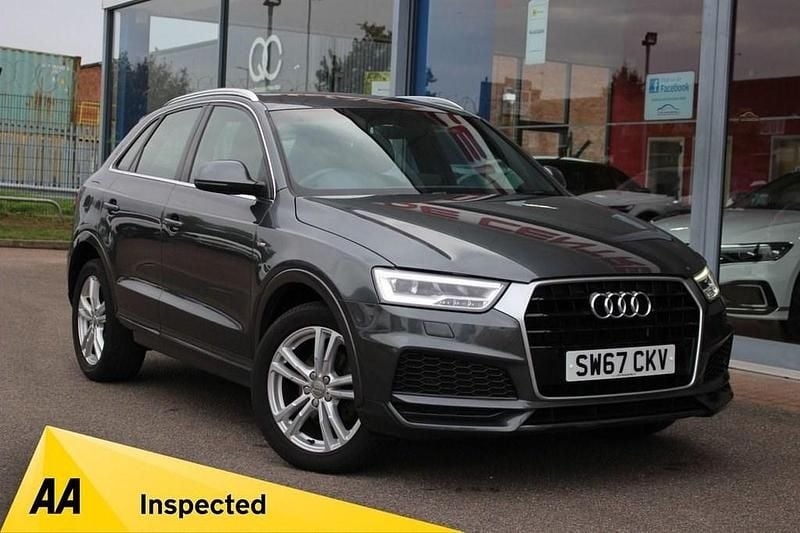 Grey Used 2017 Audi Q3 S-Line SUV | £12,875 (Fair price) - Image 1/4
