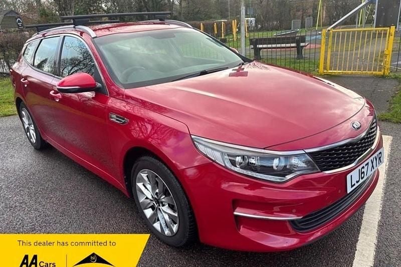 Used Kia Optima 139 HP (102 kW) 2017 Red Estate