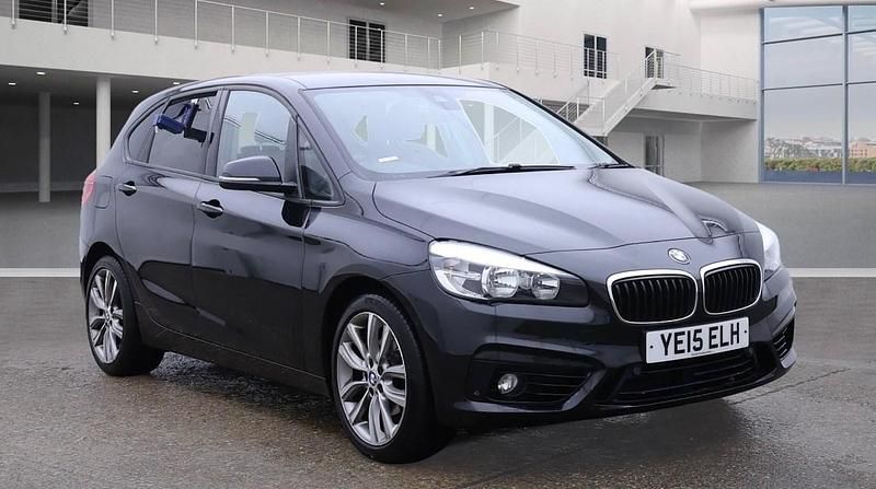 Black Used 2015 BMW 218 Sport Line Hatchback | £5,495 (Fair price) - Image 1/4