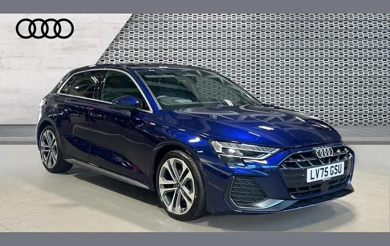 Used Audi A3 S-Line 147 HP (108 kW) 2025 Blue Hatchback