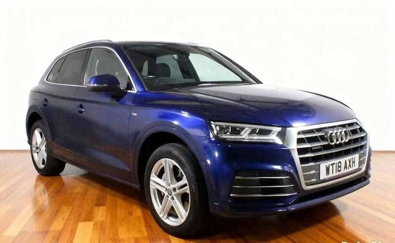 Used Audi Q5 S-Line 286 HP (210 kW) 2018 Blue SUV