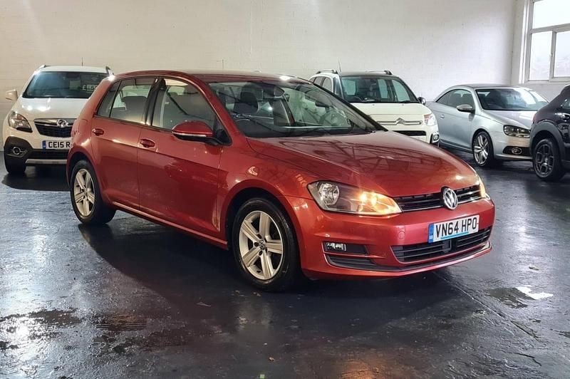 Red Used 2014 VW Golf VII Match Hatchback | £6,995 (Good price) - Image 1/3