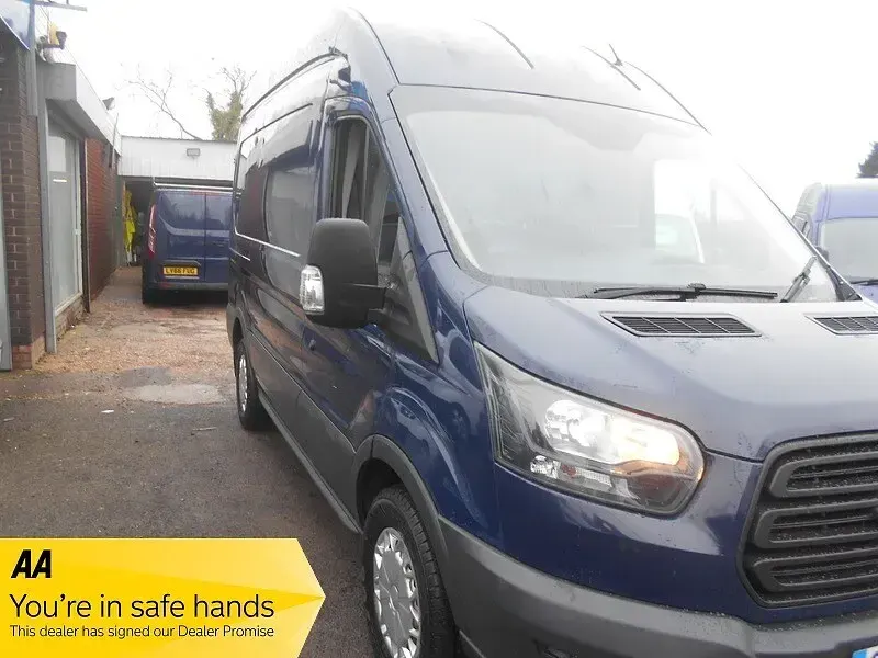 Used Ford Transit 130 HP (95 kW) 2017 Blue Van