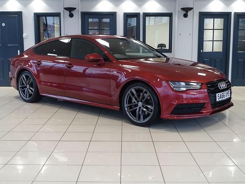 Red Used 2016 Audi A7 Sportback Black Edition Hatchback | £14,770 (Good price) - Image 1/4