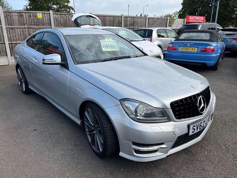 Silver Used 2012 Mercedes C220 AMG Coupe | £4,695 (Good price) - Image 1/4