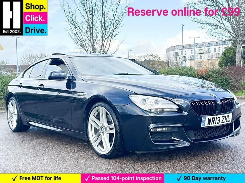 Black Used 2013 BMW 640 M Sport Coupe | £12,452 (Fair price) - Image 1/3