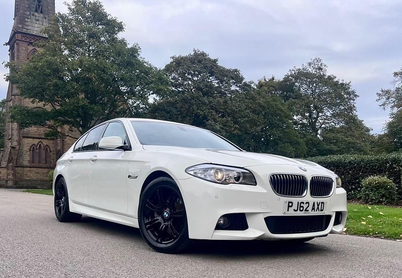 White Used 2012 BMW 520 M Sport Sedan | £6,450 (Fair price) - Image 1/4