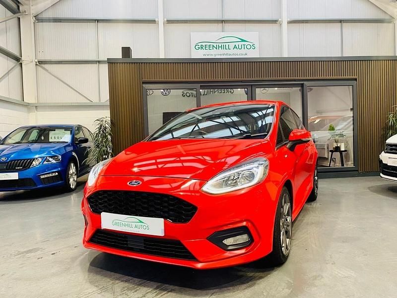 Used Ford Fiesta ST-Line X 125 HP (91 kW) 2018 Red Hatchback