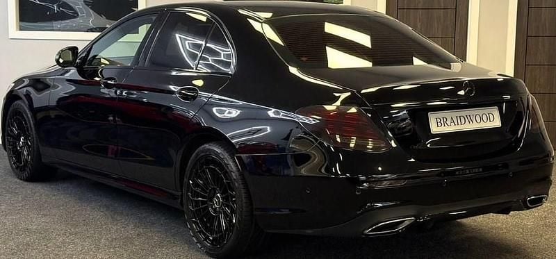 Used Mercedes E200 AMG line 150 HP (110 kW) 2017 Black Sedan