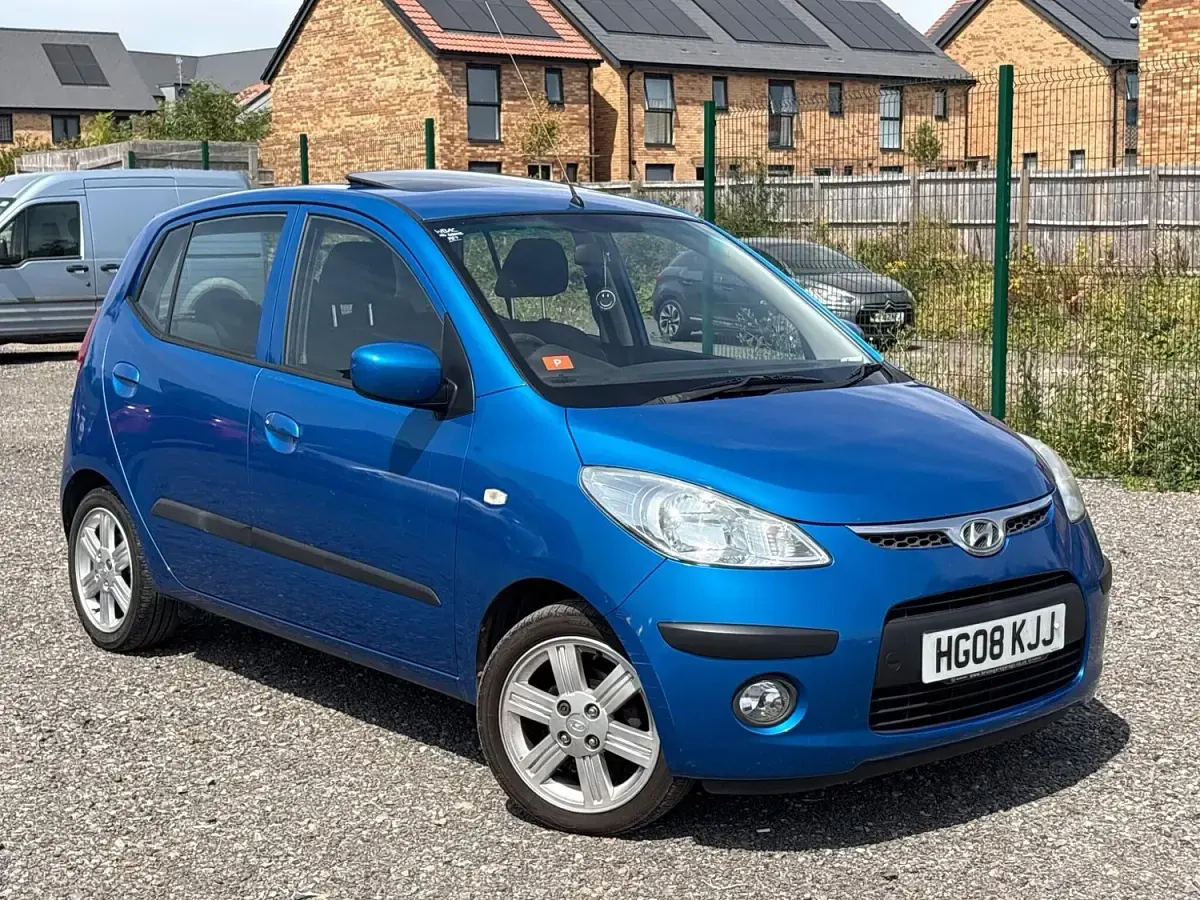 Used Hyundai i10 Style 67 HP (49 kW) 2008 Blue Hatchback