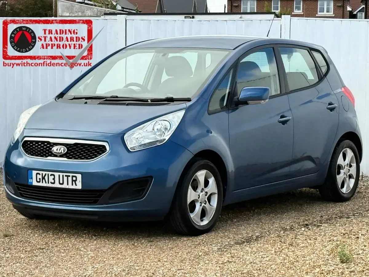 Used Kia Venga 90 HP (66 kW) 2013 Blue Hatchback