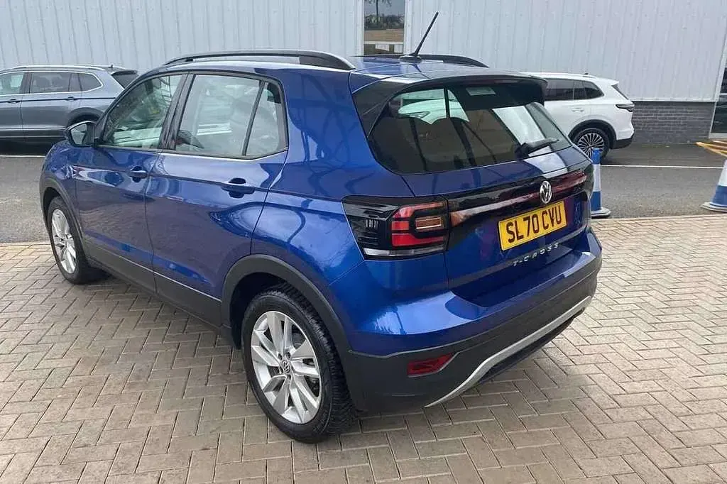 Used VW T-Cross SE 115 HP (84 kW) 2020 Blue SUV