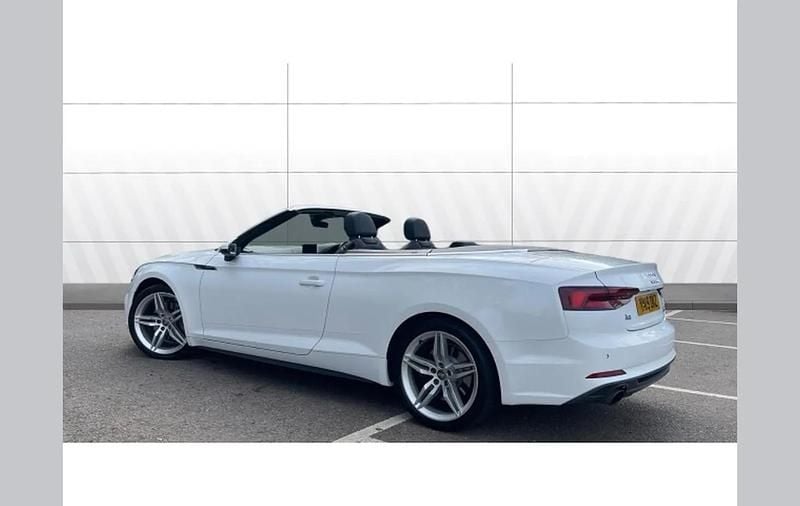 Used Audi A5 Cabriolet S-Line 252 HP (185 kW) 2019 White Cabriolet
