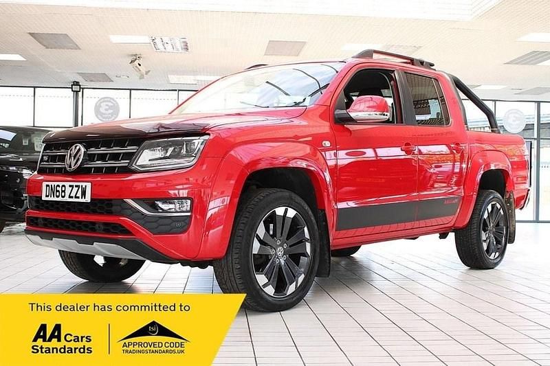 Red Used 2018 VW Amarok Highline Pickup | £26,890 (A bit pricey) - Image 1/3