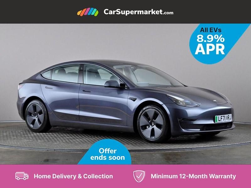 Grey Used 2021 Tesla Model 3 Long Range AWD Sedan | £22,897 (A bit pricey) - Image 1/3