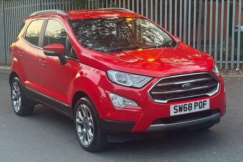 Used Ford Ecosport Titanium 125 HP (91 kW) 2019 Red SUV