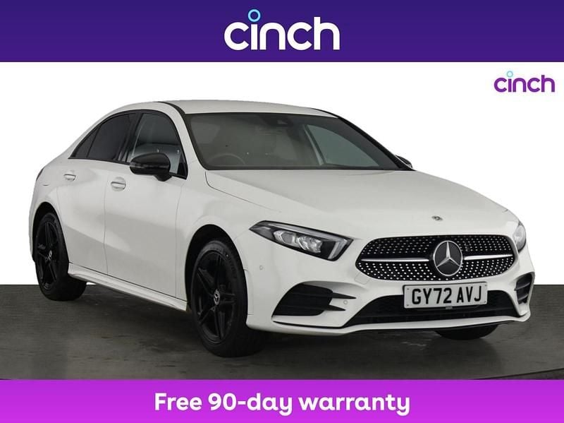 White Used 2022 Mercedes A250 AMG Line Premium Sedan | £21,039 (Fair price) - Image 1/3