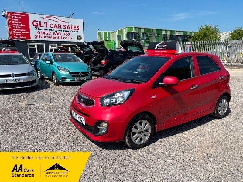 Red Used 2015 Kia Picanto 2 Hatchback | £4,910 (Fair price) - Image 1/4
