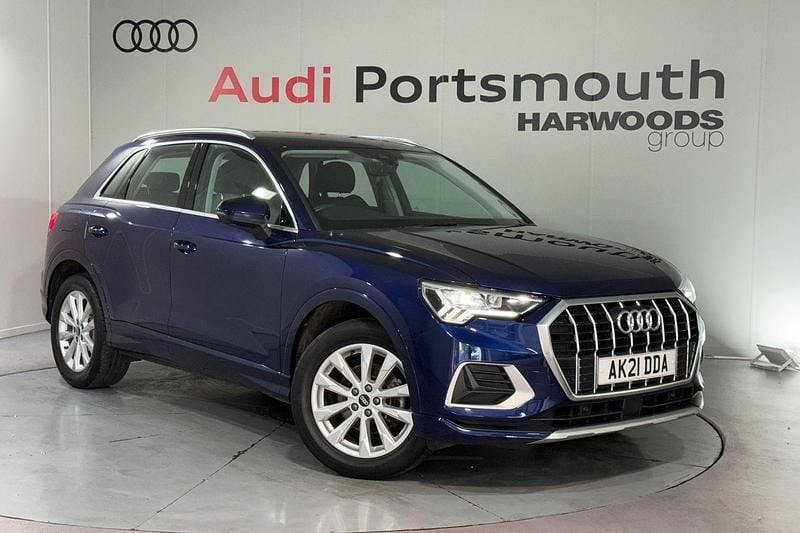 Blue Used 2021 Audi Q3 Sport SUV | £22,490 (Fair price) - Image 1/4