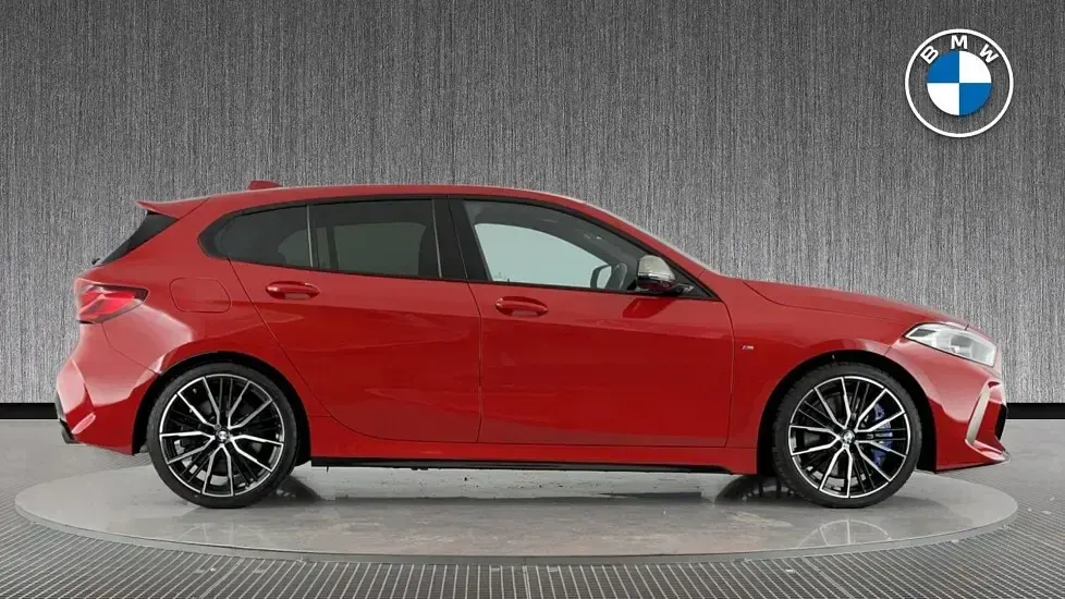 Used BMW M135 Shadowline 302 HP (222 kW) 2023 Red Hatchback