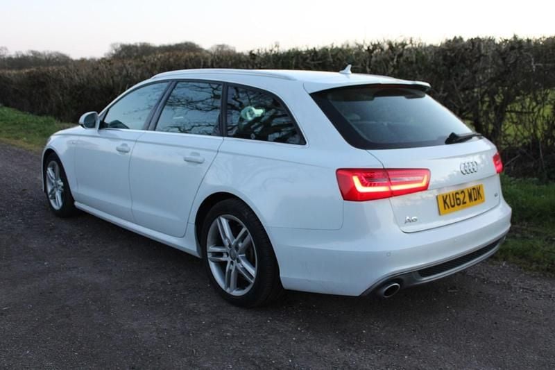 Used Audi A6 S-Line 204 HP (150 kW) 2012 White Estate