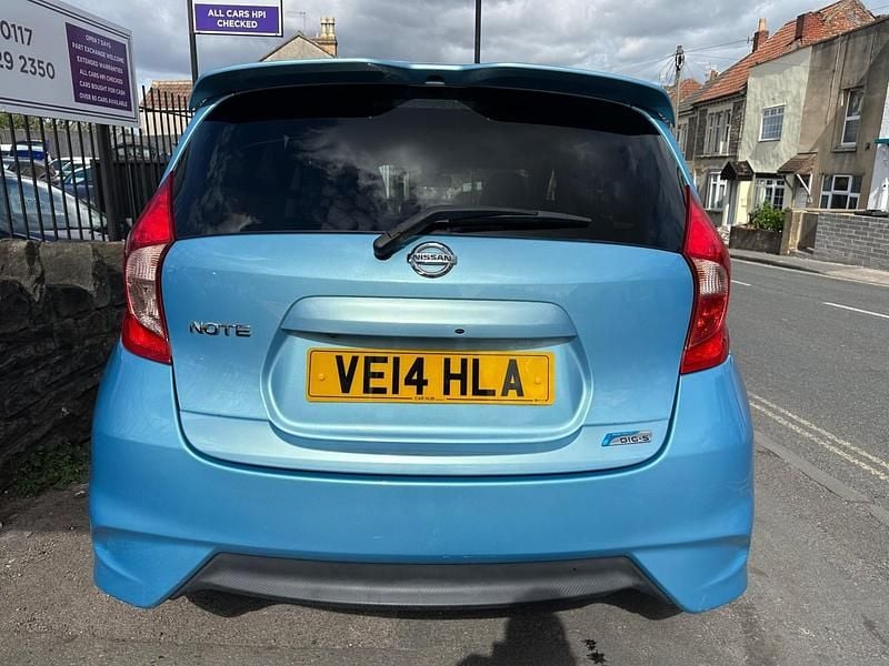 Used Nissan Note S 98 HP (72 kW) 2014 Blue Hatchback