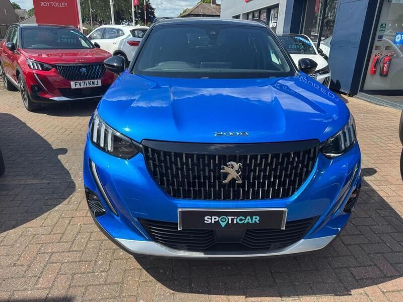 Blue Used 2021 Peugeot 2008 Premium SUV | £16,995 (Fair price) - Image 1/3