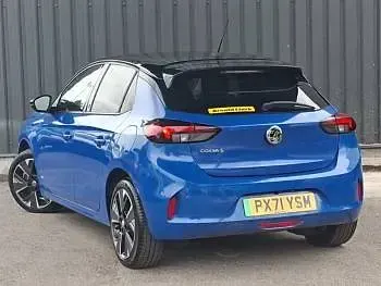 Used Vauxhall Corsa-e 100 kW (136 HP) 2021 Blue Hatchback