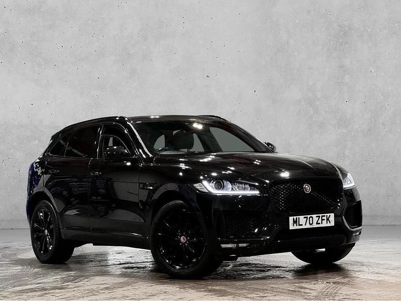Black Used 2020 Jaguar F-Pace Chequered Flag SUV | £24,500 (Fair price) - Image 1/4