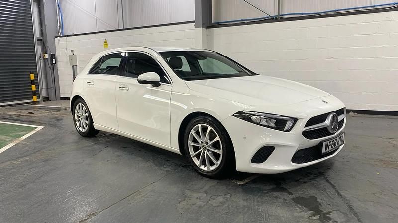 White Used 2018 Mercedes A180 Premium Hatchback | £15,698 (A bit pricey) - Image 1/4
