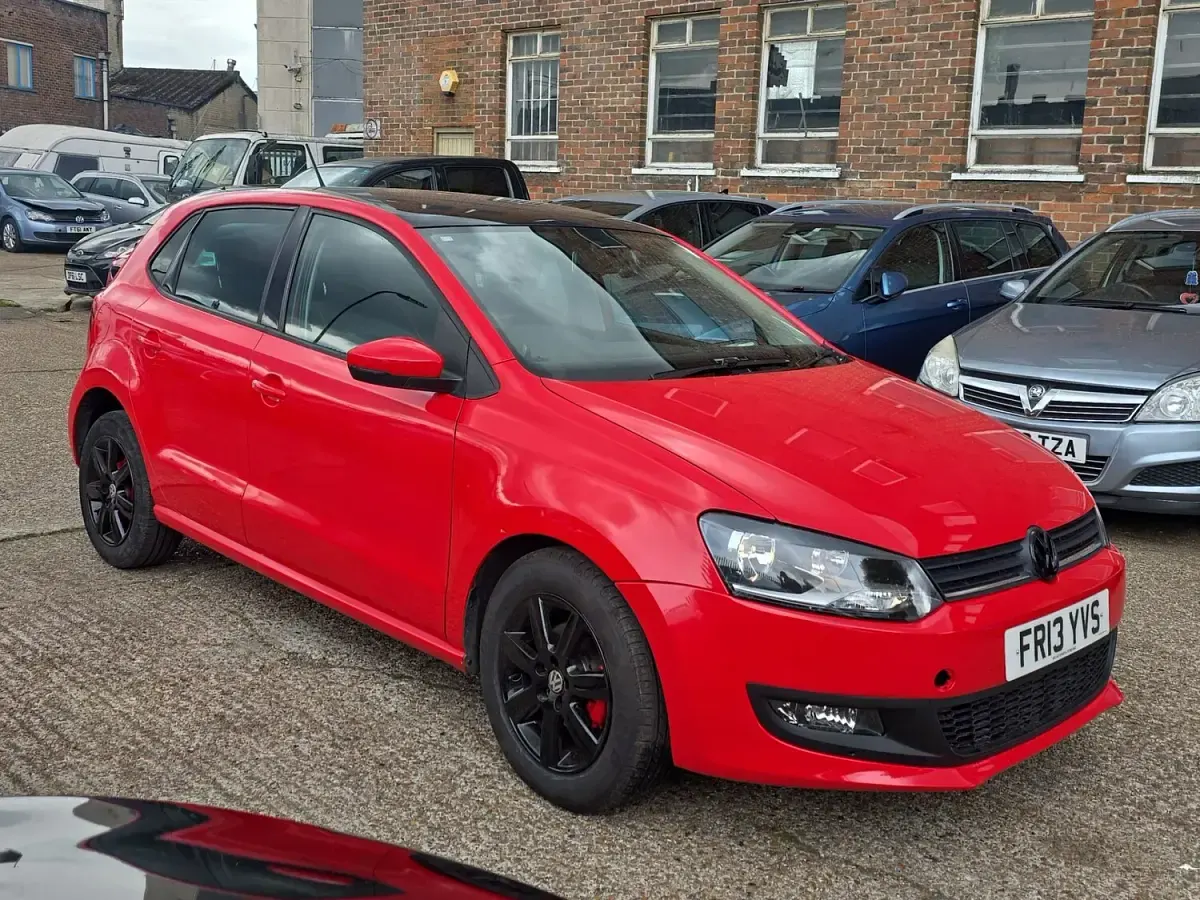 Używany VW Polo Edition 2013 Czerwony Hatchback