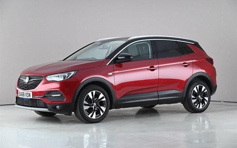 Used Vauxhall Grandland X Sport 131 HP (96 kW) 2018 Red SUV