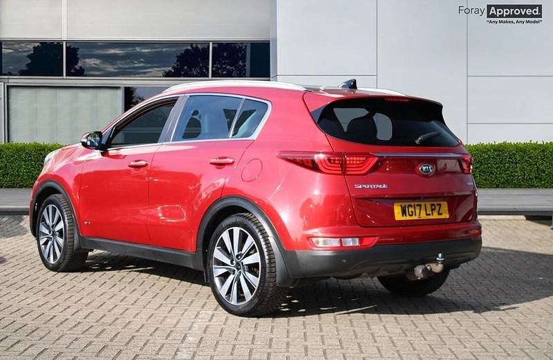 Begagnad Kia Sportage 2017 Röd SUV