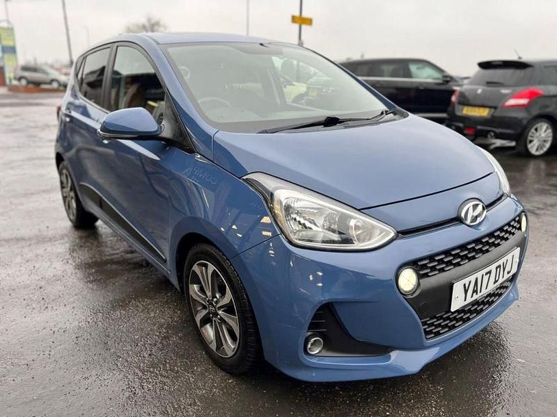 Used Hyundai i10 Premium SE 2017 Blue Hatchback