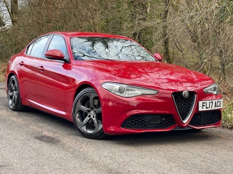 Red Used 2017 Alfa Romeo Giulia Veloce Sedan | £9,495 - Image 1/4