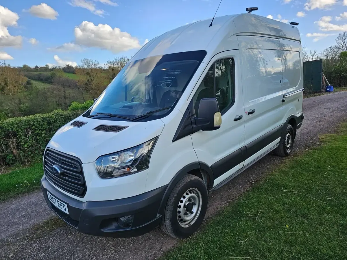 Used Ford Transit 130 HP (95 kW) 2018 White Van