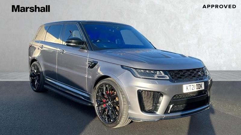 Grey Used 2021 Land Rover Range Rover Sport SVR SUV | £55,855 (Fair price) - Image 1/4