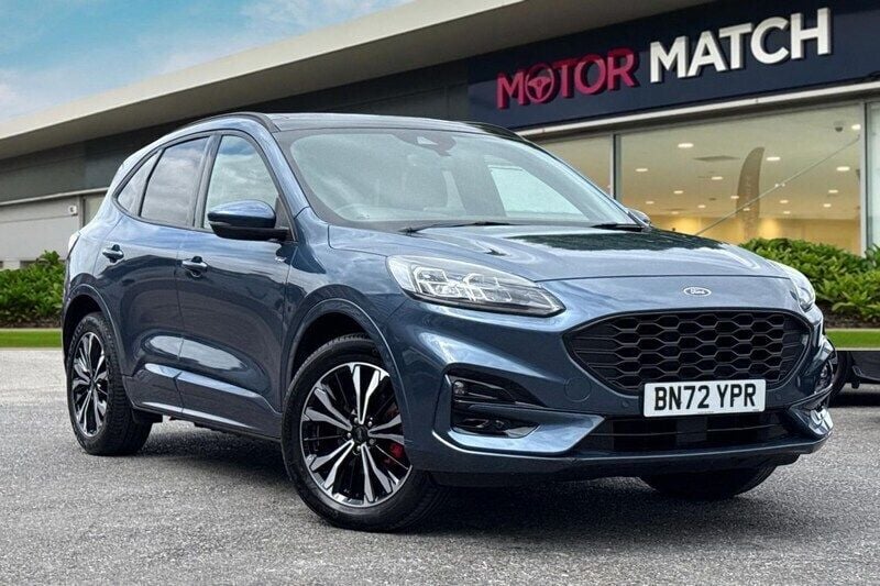 Blue Used 2022 Ford Kuga ST-Line X SUV | £19,990 (Good price) - Image 1/4