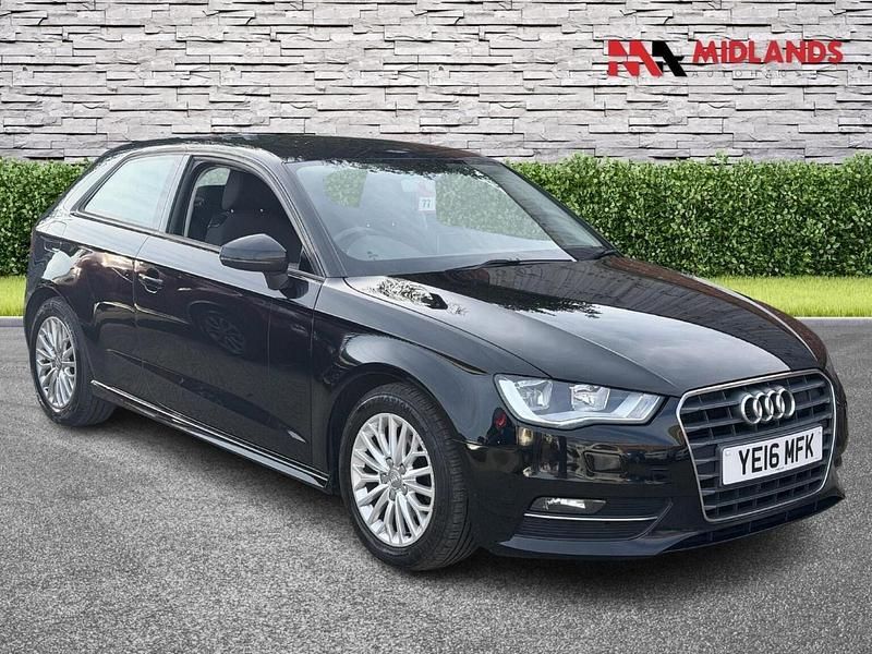 Used Audi A3 110 HP (80 kW) 2016 Black Hatchback