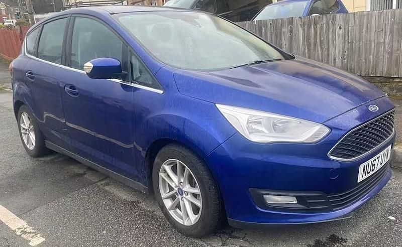 Used Ford C-MAX Zetec 120 HP (88 kW) 2017 Blue MPV
