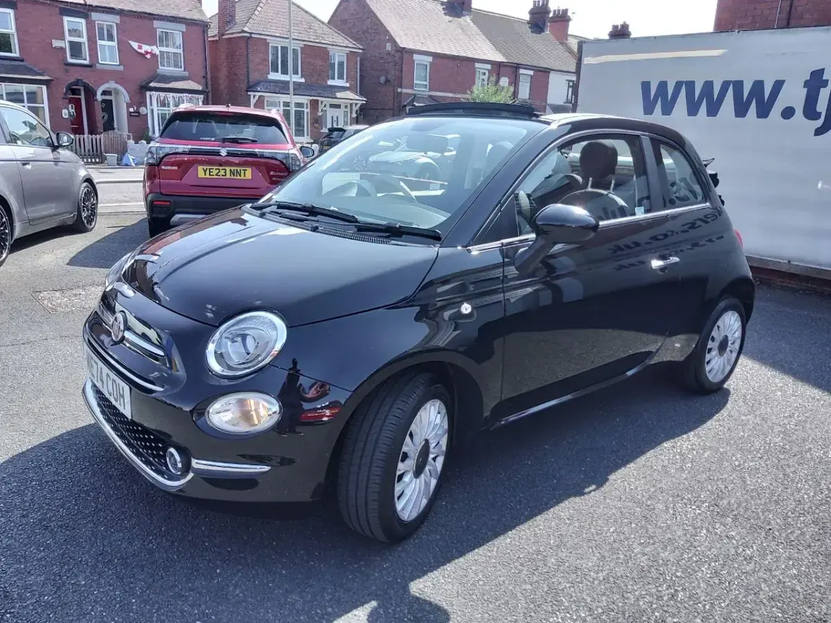 Used Fiat 500C S 70 HP (51 kW) 2025 Black Cabriolet