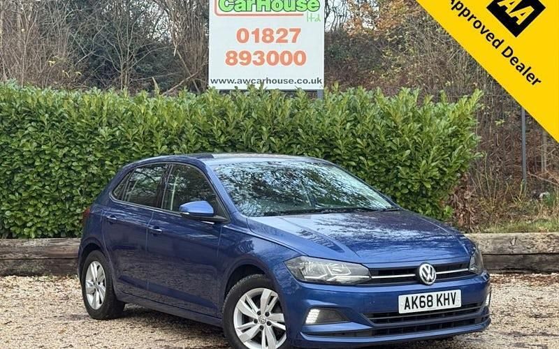 Blue Used 2019 VW Polo SE Hatchback | £7,299 (Fair price) - Image 1/4