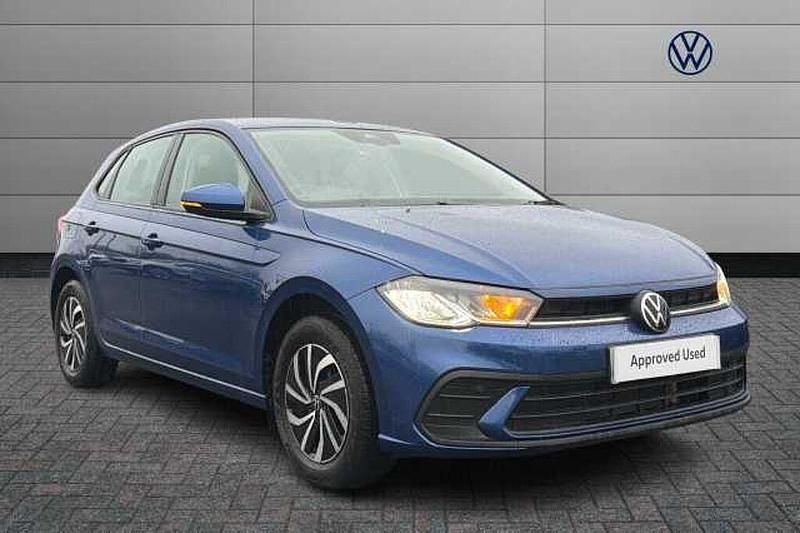 Used VW Polo Life 95 HP (69 kW) 2025 Blue Hatchback