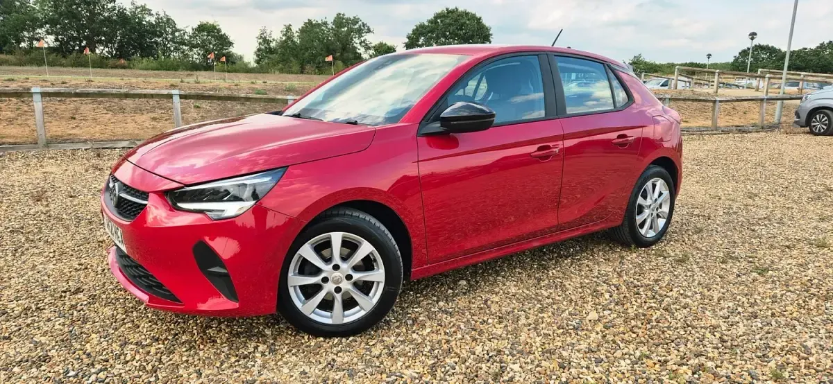 Used Vauxhall Corsa 75 HP (55 kW) 2021 Red Hatchback